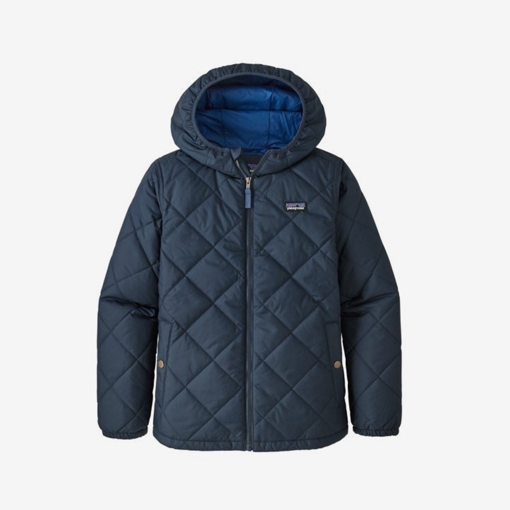Patagonia Boys Diamond Quilt Hoody NWOT (size s)
